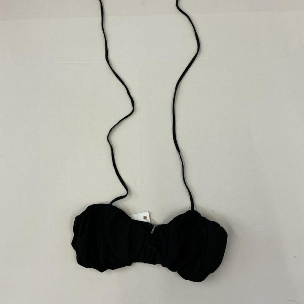 Brand new with tags O.Vianca black bandeau-style crop top